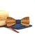 Vintage Maple Wooden Bowtie Set