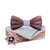 The Timbered Top Hat Wooden Bowtie Set