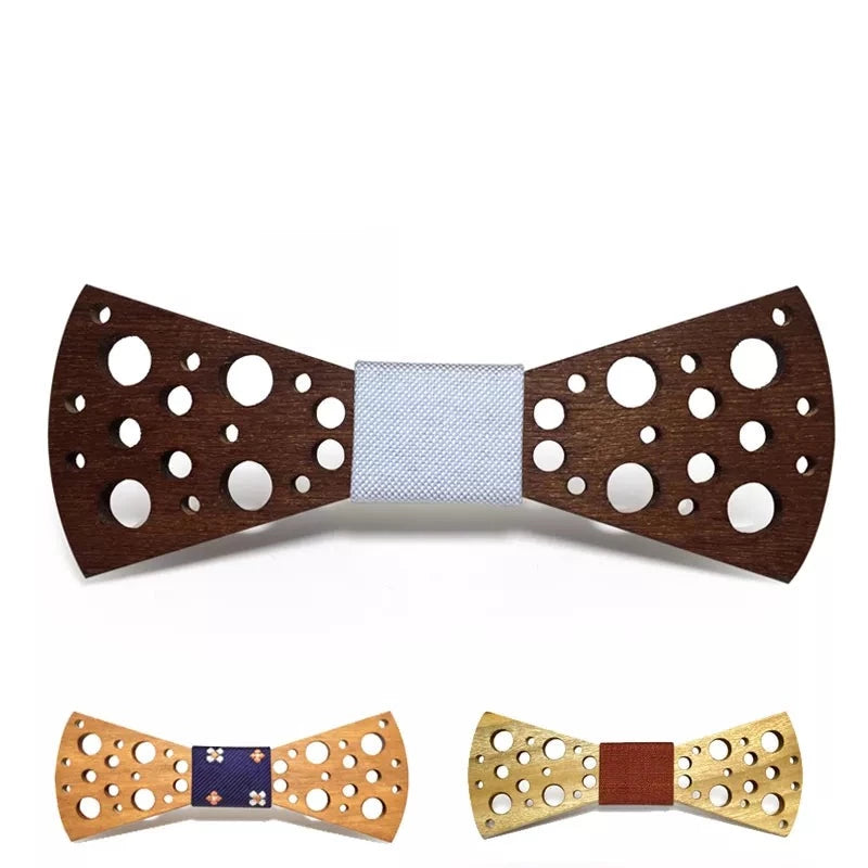 Special Hiking Trail Wooden Bowtie Set