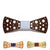 Special Hiking Trail Wooden Bowtie Set