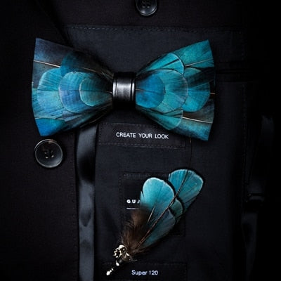 Midnight navy silk bow tie pre-tied - Buy online